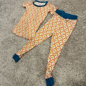 Little Sleepies Primary Rainbow 🌈 Short Sleeve PJs - 18-24M